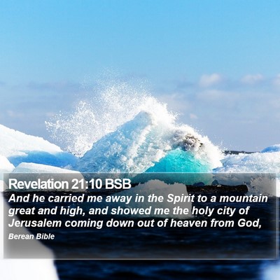 Revelation 21:10 BSB Bible Verse Image