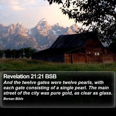 Revelation 21:21 BSB Bible Verse Image