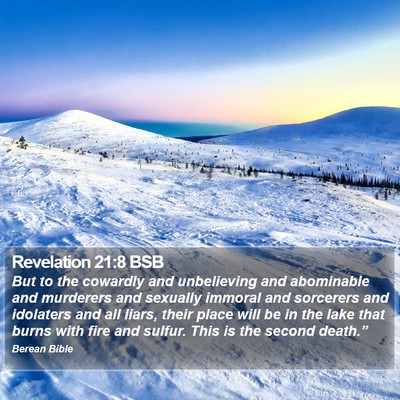 Revelation 21:8 BSB Bible Verse Image