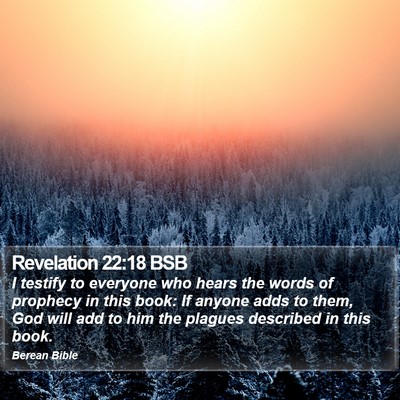 Revelation 22:18 BSB Bible Verse Image