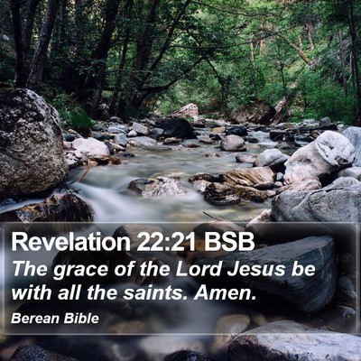 Revelation 22:21 BSB Bible Verse Image