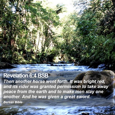 Revelation 6:4 BSB Bible Verse Image