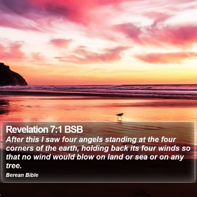 Revelation 7:1 BSB Bible Verse Image