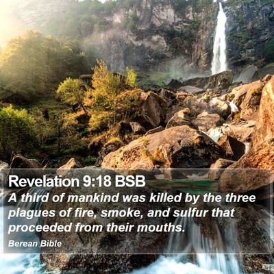 Revelation 9:18 BSB Bible Verse Image
