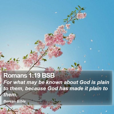 Romans 1:19 BSB Bible Verse Image