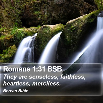 Romans 1:31 BSB Bible Verse Image