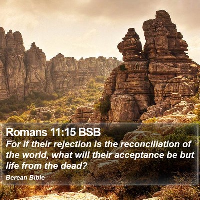 Romans 11:15 BSB Bible Verse Image