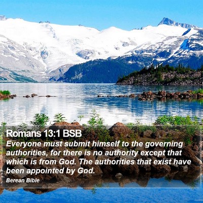 Romans 13:1 BSB Bible Verse Image