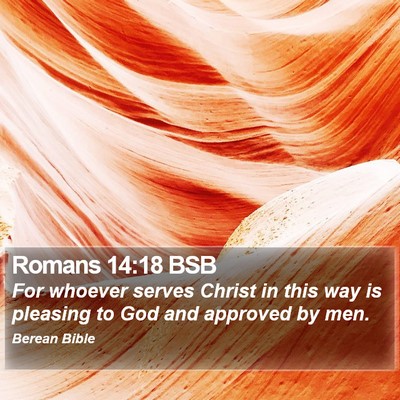 Romans 14:18 BSB Bible Verse Image