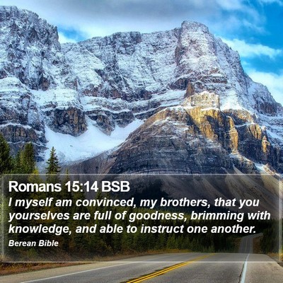 Romans 15:14 BSB Bible Verse Image