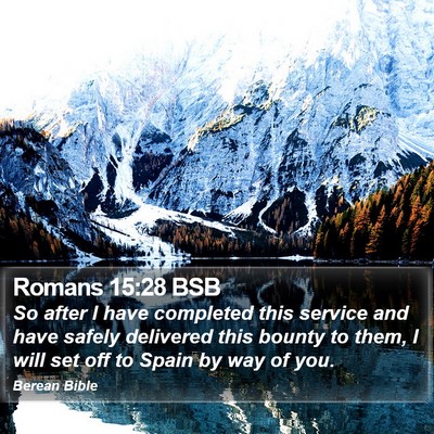 Romans 15:28 BSB Bible Verse Image