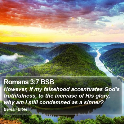 Romans 3:7 BSB Bible Verse Image
