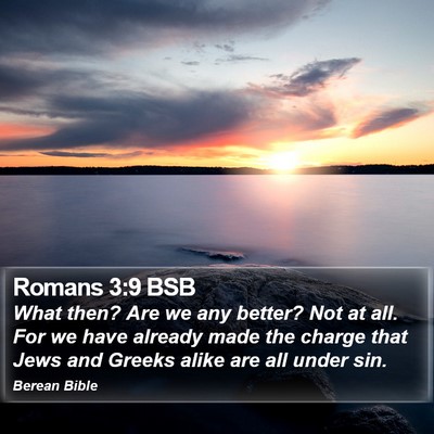 Romans 3:9 BSB Bible Verse Image