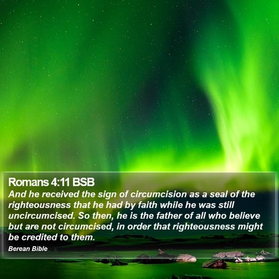 Romans 4:11 BSB Bible Verse Image