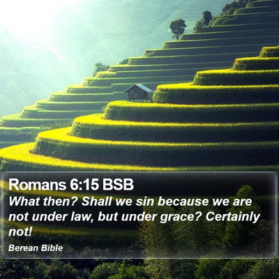 Romans 6:15 BSB Bible Verse Image