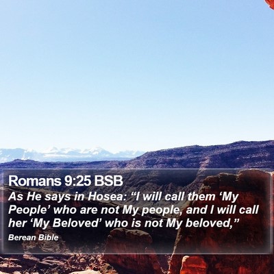 Romans 9:25 BSB Bible Verse Image