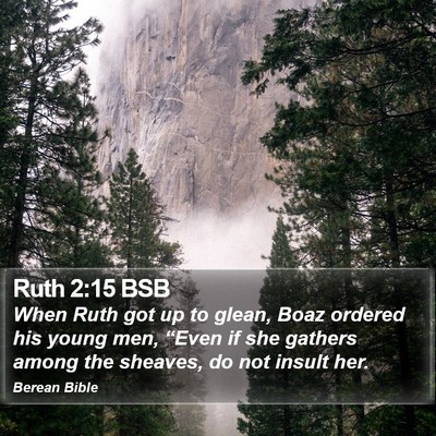 Ruth 2:15 BSB Bible Verse Image