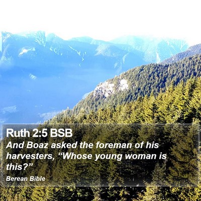 Ruth 2:5 BSB Bible Verse Image