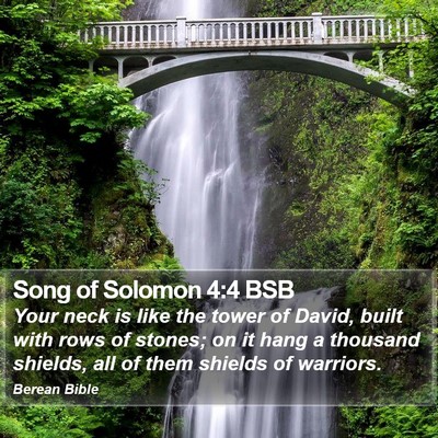 Song of Solomon 4:4 BSB Bible Verse Image