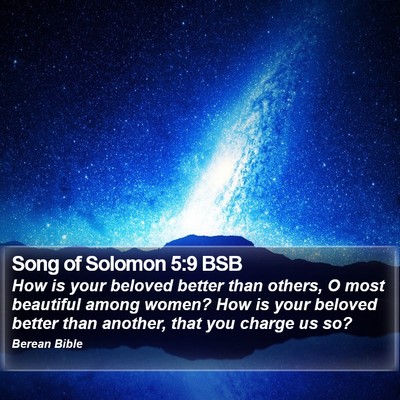 Song of Solomon 5:9 BSB Bible Verse Image