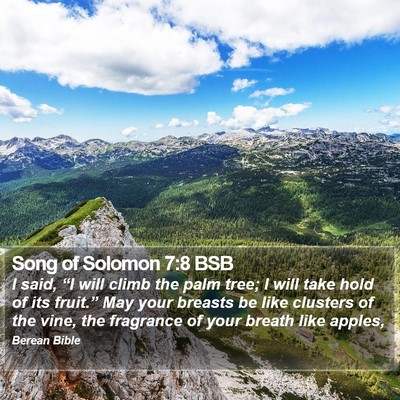 Song of Solomon 7:8 BSB Bible Verse Image