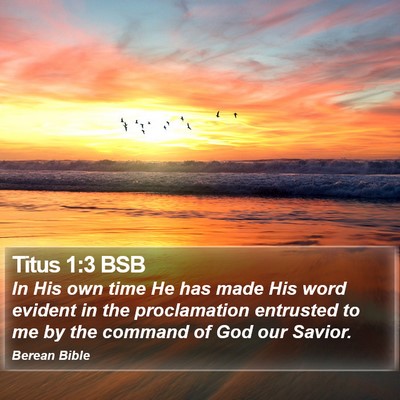 Titus 1:3 BSB Bible Verse Image