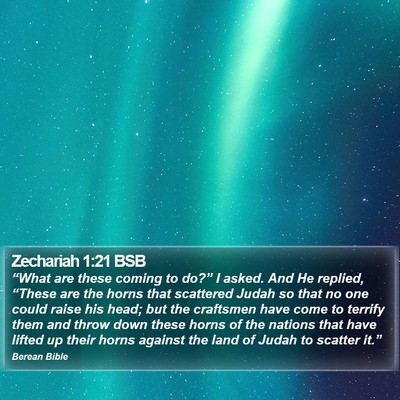 Zechariah 1:21 BSB Bible Verse Image