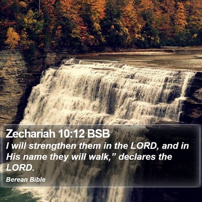 Zechariah 10:12 BSB Bible Verse Image