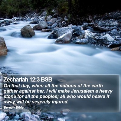 Zechariah 12:3 BSB Bible Verse Image