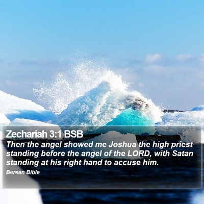 Zechariah 3:1 BSB Bible Verse Image