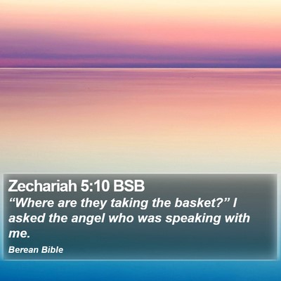 Zechariah 5:10 BSB Bible Verse Image