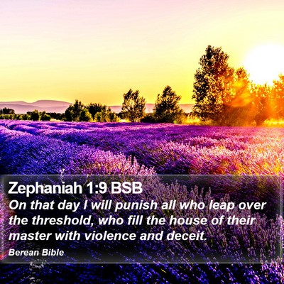 Zephaniah 1:9 BSB Bible Verse Image
