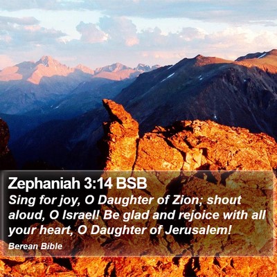 Zephaniah 3:14 BSB Bible Verse Image