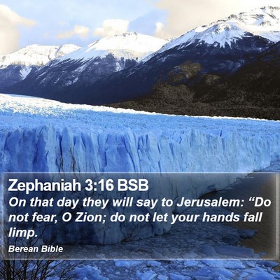 Zephaniah 3:16 BSB Bible Verse Image