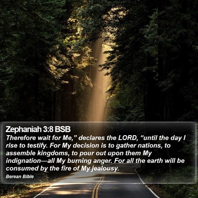 Zephaniah 3:8 BSB Bible Verse Image