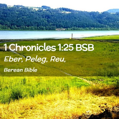 Picture 02 - 1 Chronicles 1:25 BSB - Eber, Peleg, - Bible Verse Picture