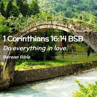 Picture 02 - 1 Corinthians 16:14 BSB - Do everything in - Bible Verse Picture