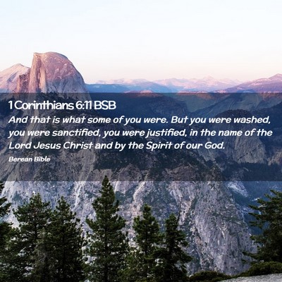 Picture 02 - 1 Corinthians 6:11 BSB - And that is what some of you were. But you were - Bible Verse Picture