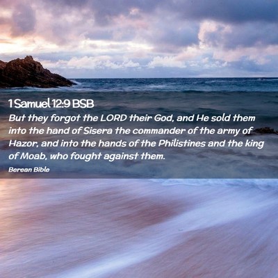 Picture 02 - 1 Samuel 12:9 BSB - But they forgot the LORD their God, and He sold - Bible Verse Picture