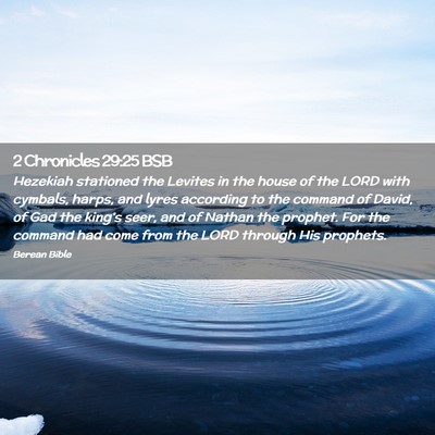 Picture 02 - 2 Chronicles 29:25 BSB - Hezekiah stationed the Levites in the house of - Bible Verse Picture