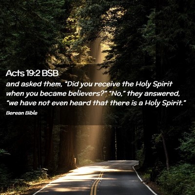 Picture 02 - Acts 19:2 BSB - and asked them, “Did you receive the Holy - Bible Verse Picture