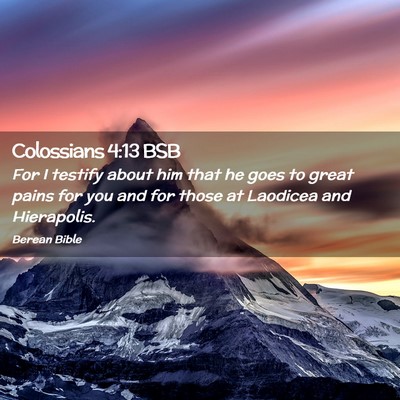 Picture 02 - Colossians 4:13 BSB - For I testify about him that he goes to great - Bible Verse Picture