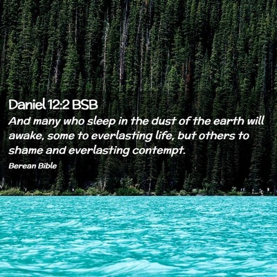 Picture 02 - Daniel 12:2 BSB - And many who sleep in the dust of the earth will - Bible Verse Picture