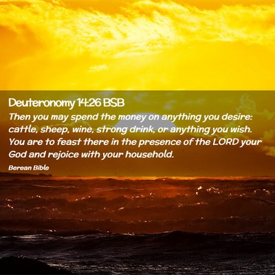 Picture 02 - Deuteronomy 14:26 BSB - Then you may spend the money on anything you - Bible Verse Picture