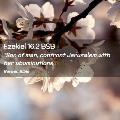 Picture 02 - Ezekiel 16:2 BSB - “Son of man, confront Jerusalem with her - Bible Verse Picture