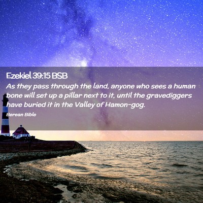 Picture 02 - Ezekiel 39:15 BSB - As they pass through the land, anyone who sees a - Bible Verse Picture