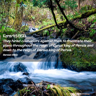 Picture 02 - Ezra 4:5 BSB - They hired counselors against them to frustrate - Bible Verse Picture