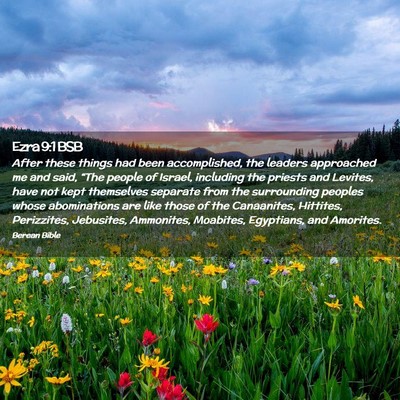 Picture 02 - Ezra 9:1 BSB - After these things had been accomplished, the - Bible Verse Picture