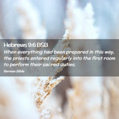 Picture 02 - Hebrews 9:6 BSB - When everything had been prepared in this way, - Bible Verse Picture