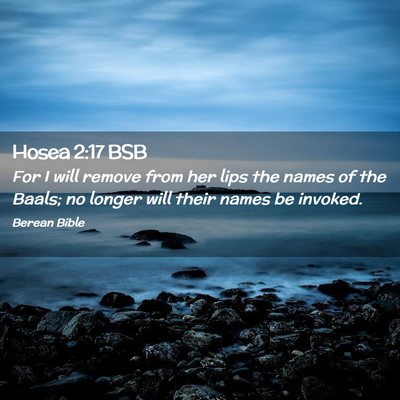 Picture 02 - Hosea 2:17 BSB - For I will remove from her lips the names of the - Bible Verse Picture